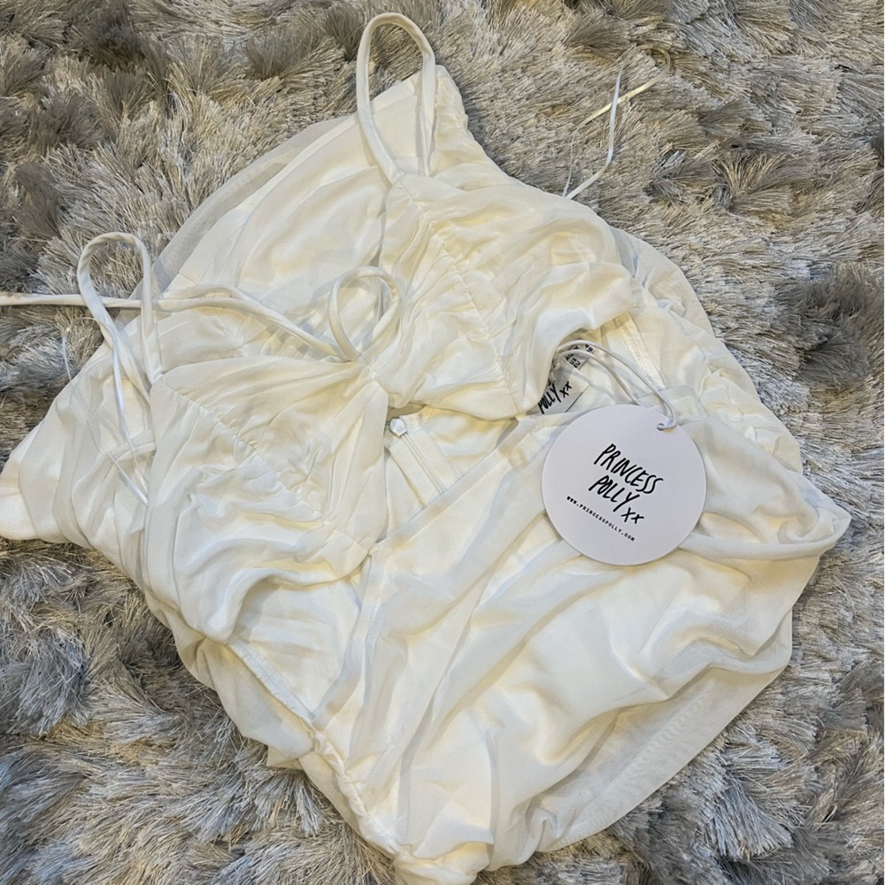 NWT Princess Polly Graceland Mini Dress White Size 4